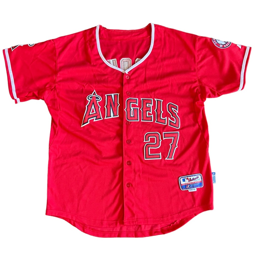 Mike Trout Angels Baseball Jersey #27